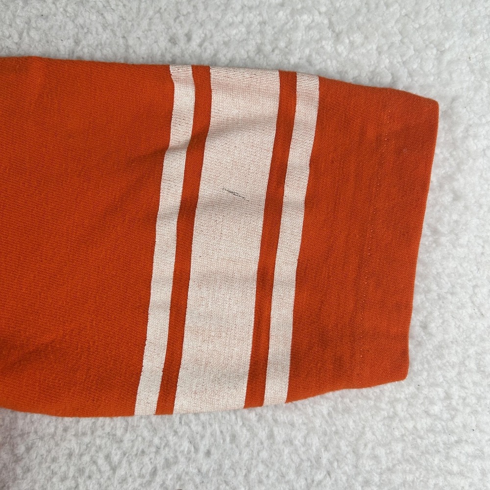 Vintage Denver Broncos Shirt Womens Small Orange NFL Football Champion USA 80s - Picture 7 of 15